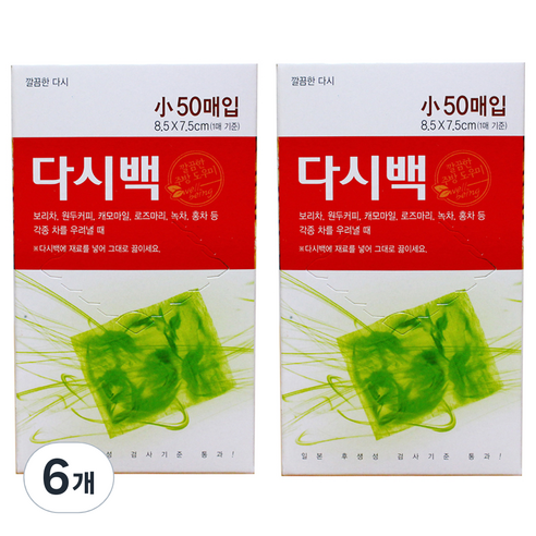 티앤씨일렉트로닉스 다시백 소, 소(S), 50개, 6개