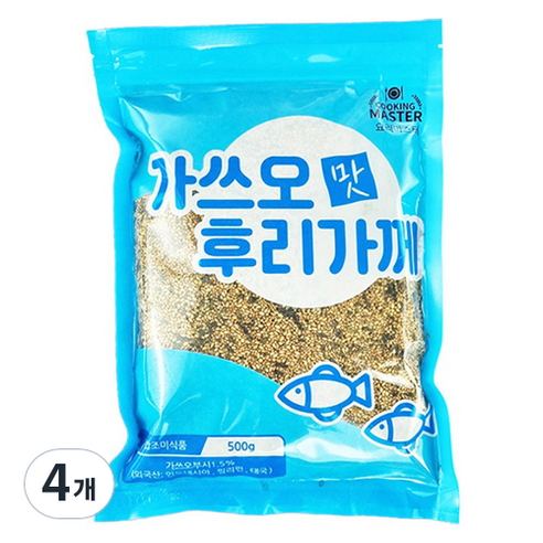 요리마스터 가쓰오맛 후리가께, 4개, 500g