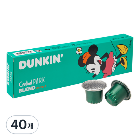 던킨도너츠 디즈니 센트럴 파크 블렌드 캡슐커피, 5g, 20개입, 2개