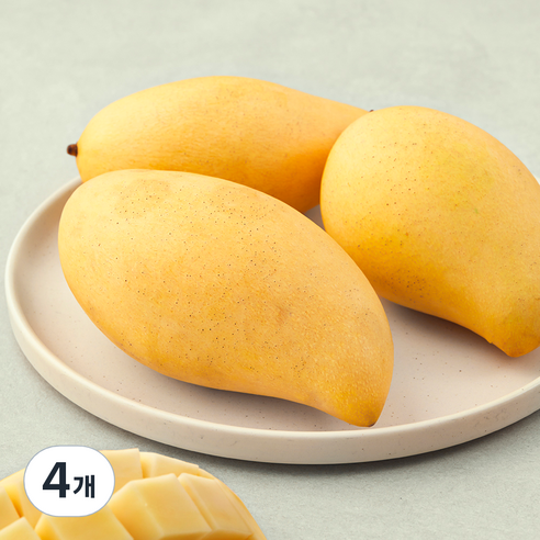 수플린 태국산 Sweet Ugly 망고 3~5입, 4개, 1.3kg