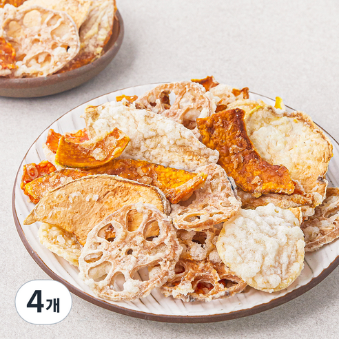 The건강한 야채부각 mix, 150g, 4개