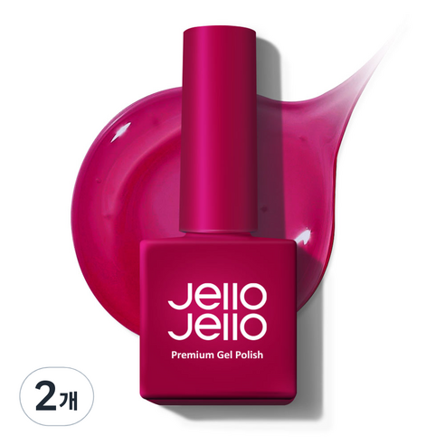 젤로젤로 프리미엄 젤네일 폴리쉬 시럽 컬러 10ml, JJ-15 빈티지와인, 2개