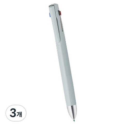 제브라 블렌 4 + S 펜 0.5mm, 파우더 블루, 3개