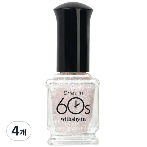 위드샨 60초 매니큐어 9ml, M96 유니콘드림, 4개