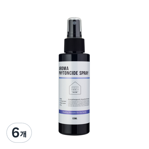 프레이포잇 클린 매직 피톤치드 아로마 탈취 스프레이 본품, 120ml, 6개
