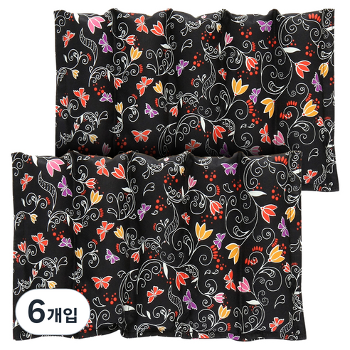 아이러브허브 다용도 찜질팩 블랙 소, 6개