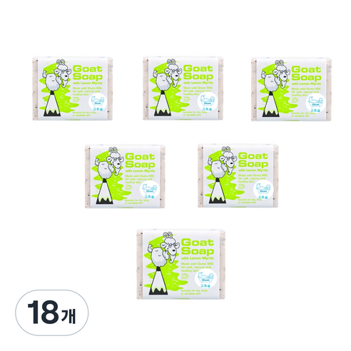 고트 산양비누 레몬, 100g, 18개