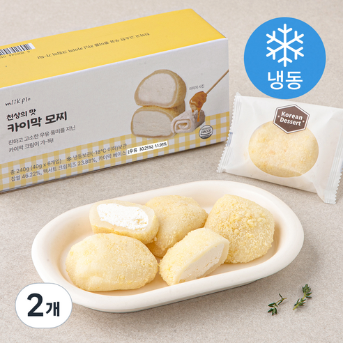 미크플로 카이막 모찌 (냉동), 40g, 6개입, 2개