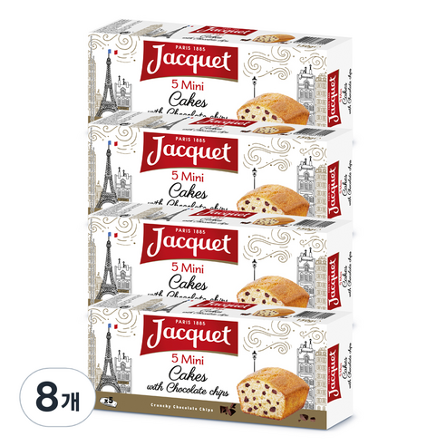 자케 미니 초코칩케익, 150g, 8개
