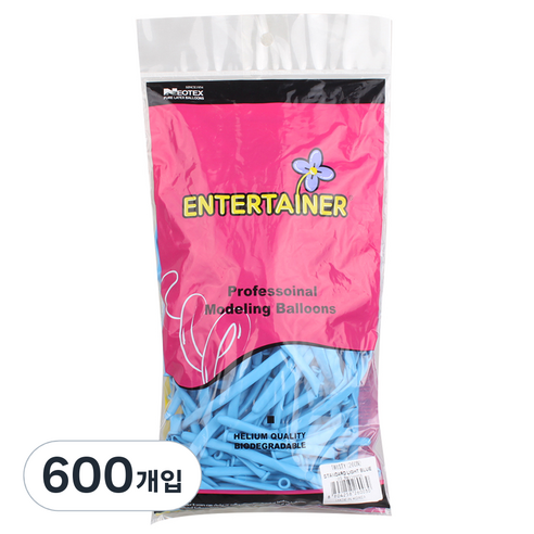 파티쇼 네오룬즈 260N 요술풍선, 스탠다드 라이트블루, 600개