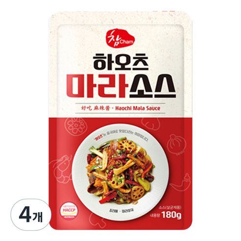 참소스 하오츠 마라소스, 180g, 4개