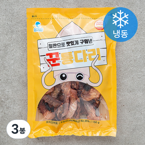 오션브라더스 꾼통다리 (냉동), 150g, 3봉