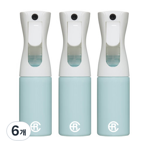 에어라파 미세 분무기 160ml, 그린, 6개