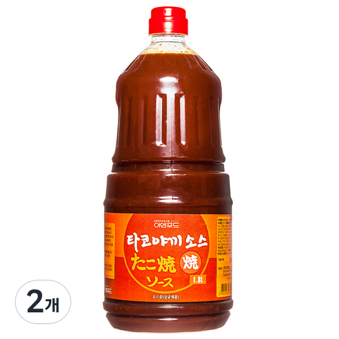 [이엔] 소스 타코야끼소, 1800ml, 2개