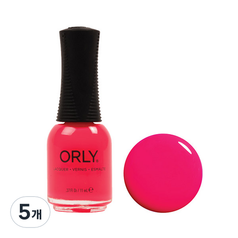 오를리 네일컬러 매니큐어 11ml, 2020006 패션후릇츠, 5개