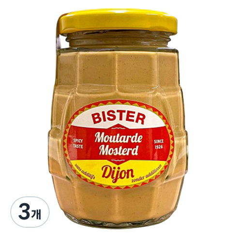 비스터 디종 머스터드, 3개, 250g
