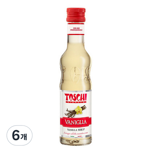 토스키 바닐라 시럽, 6개, 250ml