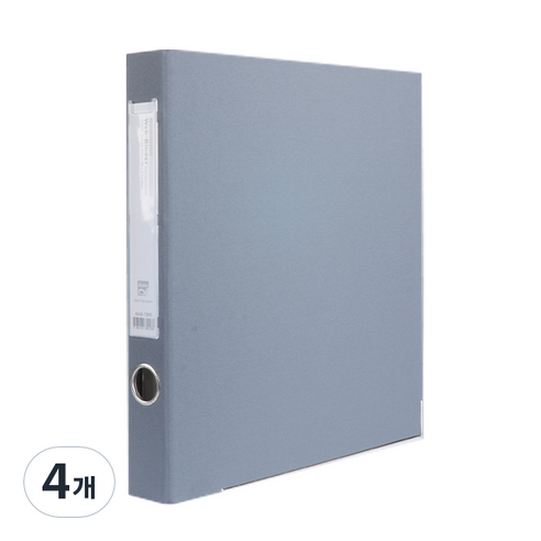알파 웹D링 바인더 A4 3공 3cm AB948-7, 회색, 4개