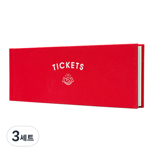 썩유케이 커플 쿠폰북 세트, 혼합 색상, 3세트