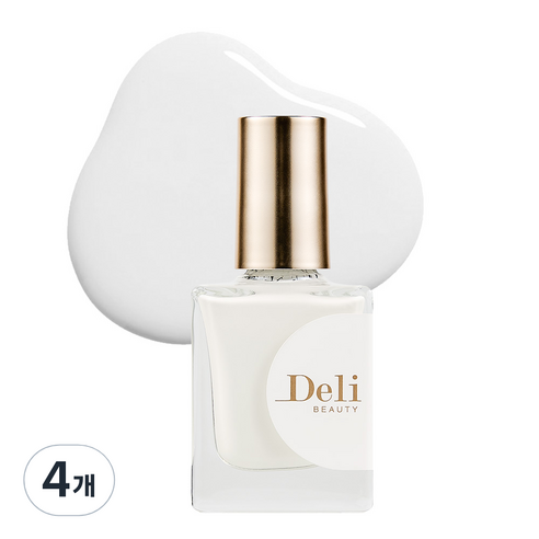 델리뷰티 루어 인 비비드, WH001 비비드 화이트, 10ml, 4개
