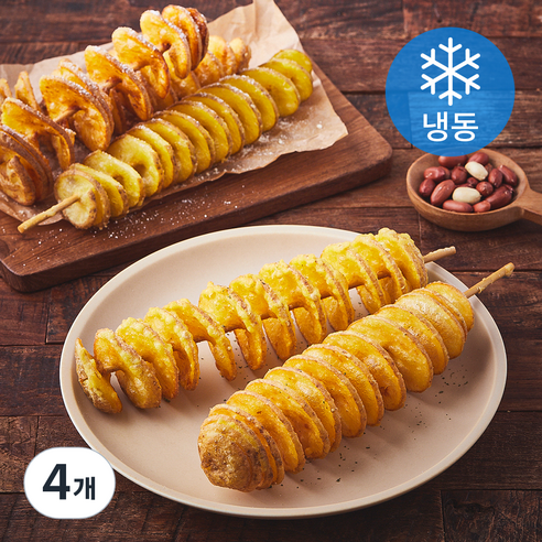 아이사랑 원조 회오리 감자 (냉동), 350g, 4개