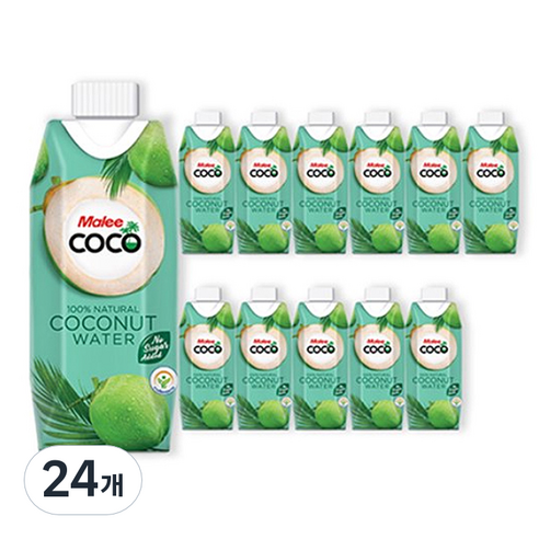 말리 코코넛워터, 330ml, 24개