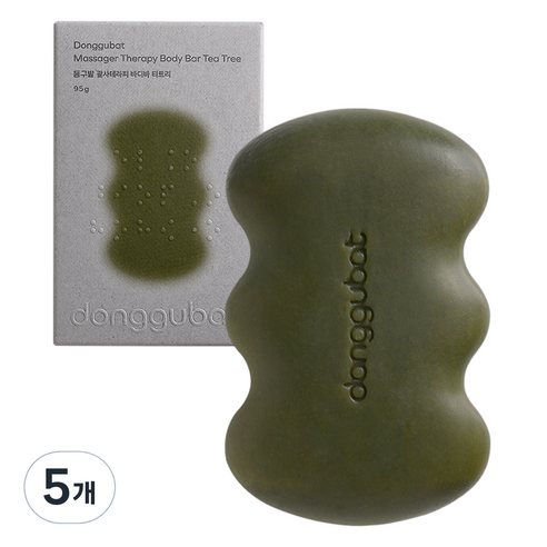 동구밭 괄사테라피 티트리 바디바, 95g, 5개