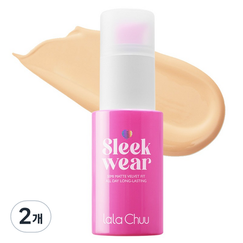 라라츄 슬릭웨어 파운데이션 30g, 03 누드 베이지, 2개