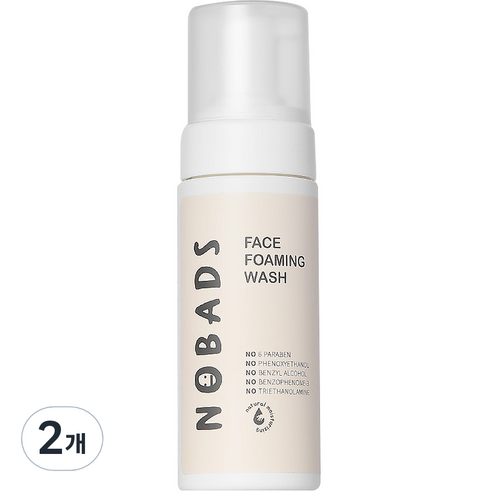 노베즈 소프트 클린 페이스 포밍 워시, 150ml, 2개