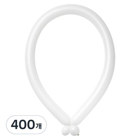 조이벌룬 260 풍선, 화이트, 400개