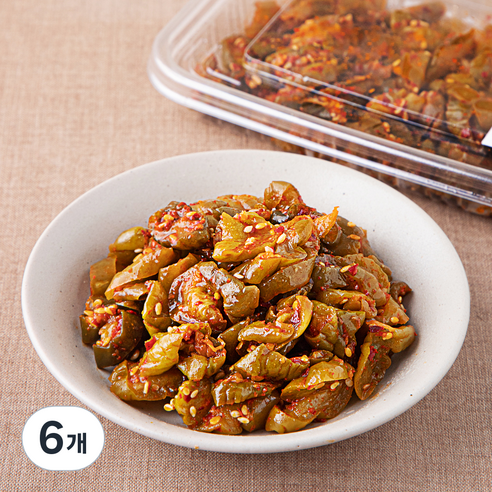식탁위의사계 아삭 오이지 무침, 110g, 6개