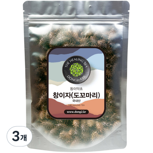 동이약초 창이자 도꼬마리, 250g, 3개