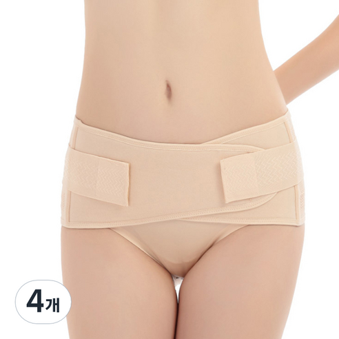 콩 산후 골반 밴드 라이트베이지 L, 4개