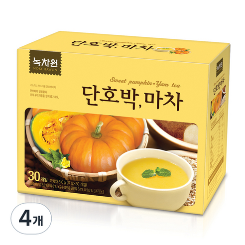 녹차원 단호박마차, 510g, 30개입, 4개