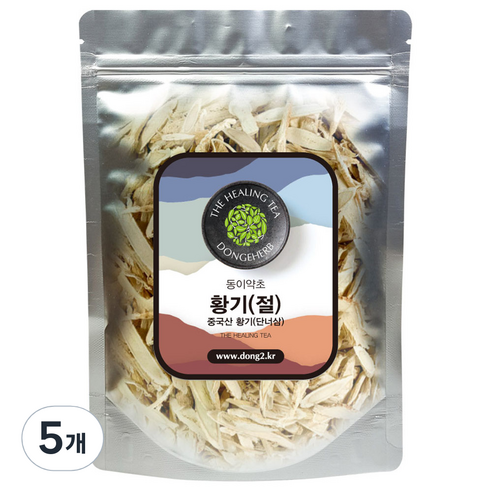 동이약초 황기 절, 250g, 5개