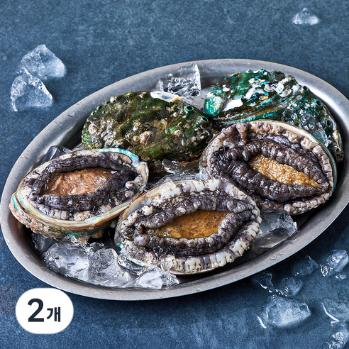 완도맘 활전복 (냉장), 500g 내외(특대, 5마리), 2개