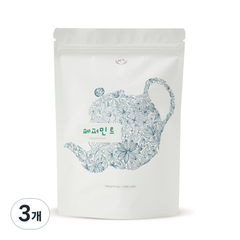 티아 페퍼민트 삼각티백, 1.3g, 30개입, 3개