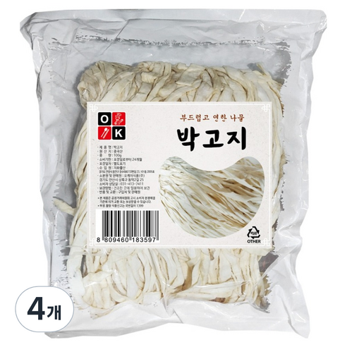 오케이 박고지, 4개, 100g