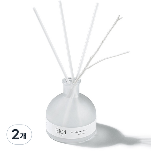 순백수 디퓨저, 장미향, 150ml, 2개
