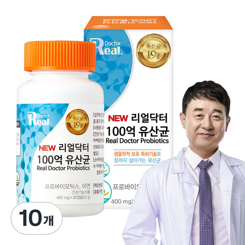 리얼닥터 100억 유산균, 30정, 10개