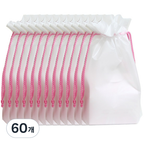 하이시브 복주머니 대, 반투명, 60개