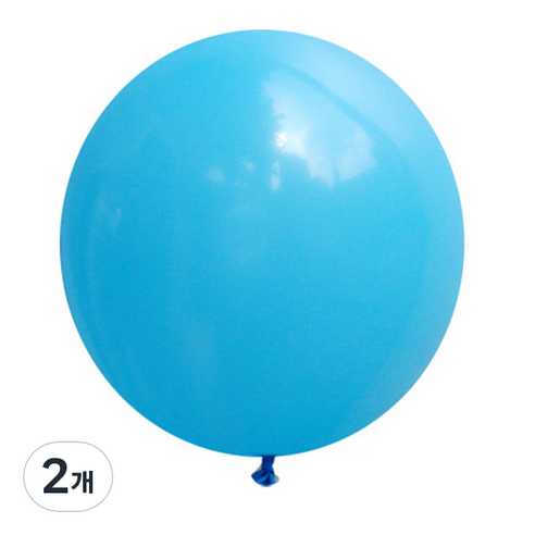 제이벌룬 셈퍼텍스 90cm 대형풍선, 블루, 2개
