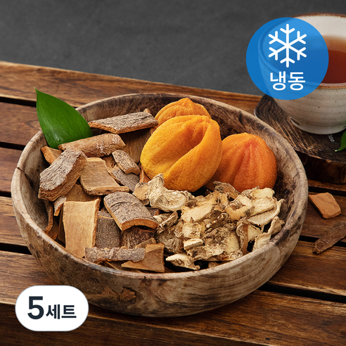 수정과 만들기 키트 곶감 건시 30g x 3개 + 계피 80g + 건생강 25g (냉동), 5세트