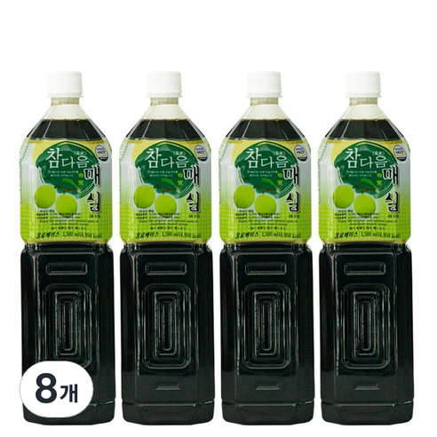 참다음 매실 농축액, 1.5L, 8개