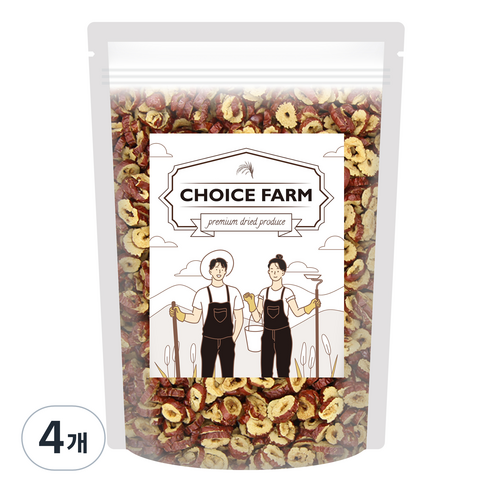 초이스팜 건대추칩, 150g, 4개