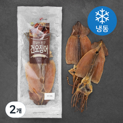 영일만친구 건오징어 4미 (냉동), 220g, 2개