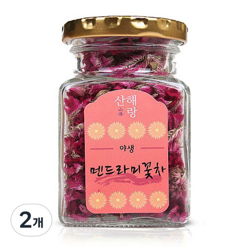 산해랑 수제 맨드라미꽃차, 15g, 1개입, 2개