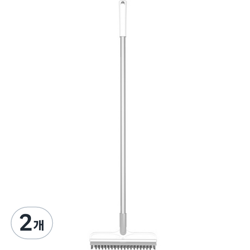 순잠 주방 화장실 욕실 모서리 청소 브러쉬 140cm, 화이트, 2개