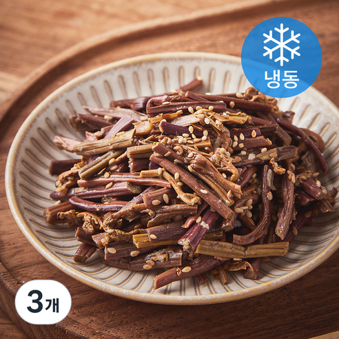 반찬단지 고사리나물 (냉동), 3개, 1kg