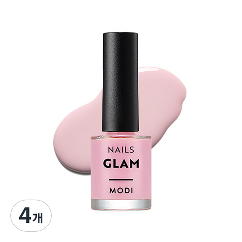 에뛰드 모디 글램 네일즈, 87호 샤먼트로즈, 9ml, 4개